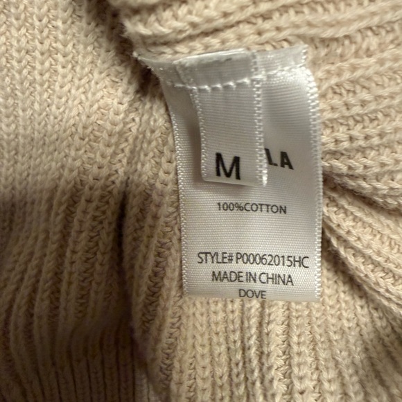 Pistola Women's Beige Crewneck Sweater - Picture 4 of 4